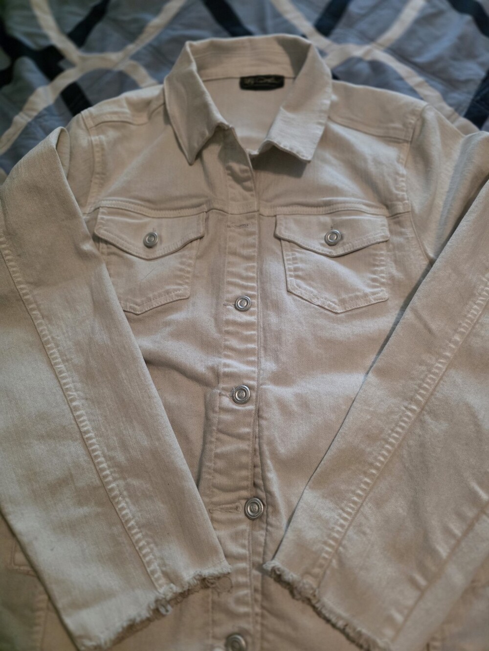 DG2 Light Beige Denim Jacket